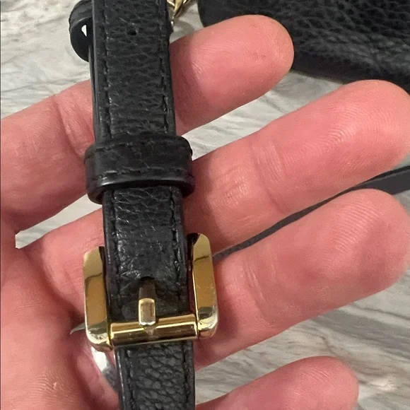 Michael Kors Black Pebbled Leather Crossbody Bag - Picture 4 of 10